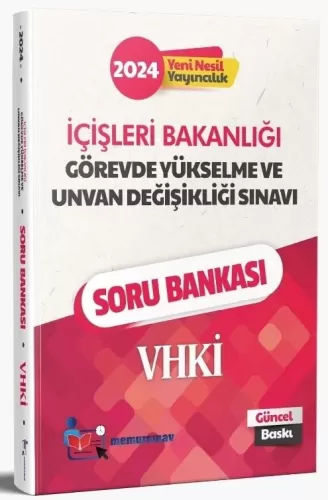 Memur Sınav 2024 GYS İçişleri Bakanlığı VHKİ Soru Bankası