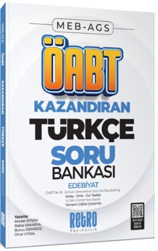 MEB-AGS ÖABT Kitapları,Soru Bankası, - Retro Yayıncılık - Retro Yayınc