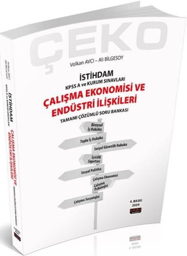 Savaş Yayınları 2024 ÇEKO İstihdam Çalışma Ekonomisi ve Endüstri İlişk