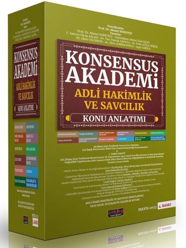 KONSENSUS Akademi Adli Hakimlik ve Savcılık Konu Anlatımı 2023 Ahmet N