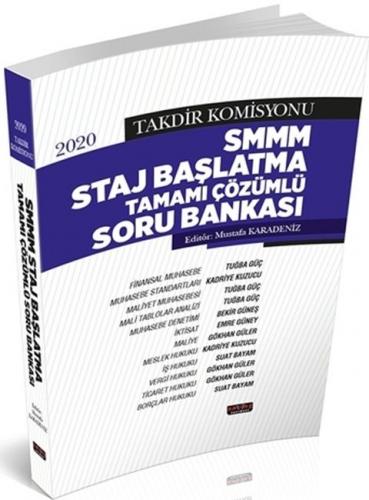 SMMM Staj Başlatma Tamamı Çözümlü Soru Bankası Mustafa Karadeniz
