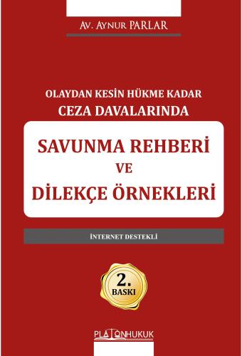 Savunma Rehberi ve Dilekçe Örnekleri Aynur Parlar