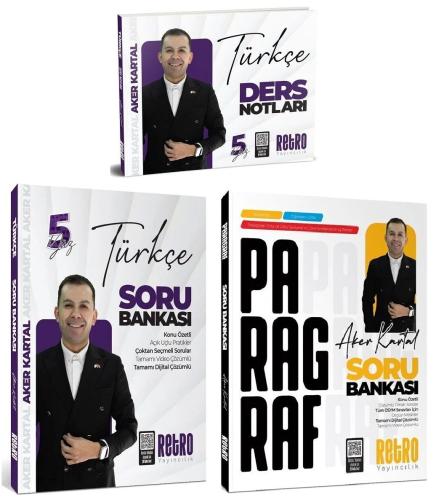 Konu Anlatımı - Retro Yayıncılık 2026 KPSS Türkçe 5Yüz Ders Notları So