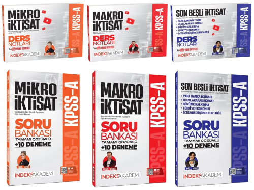 KPSS A Kitapları,Soru Bankası, - İndeks Akademi - İndeks Akademi 2026 