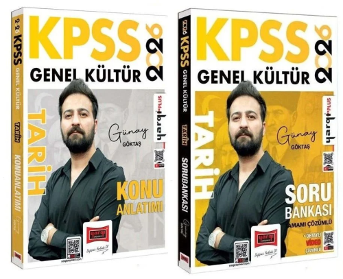 Yargı Yayınları 2026 KPSS Tarih Konu ve Soru Bankası 2'li Set