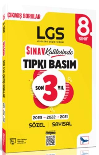 Sınav Yayınları Sınav Kalitesinde 8. Sınıf LGS Son 3 Yıl Tıpkı Basım Çıkmış Sorular ve Çözümleri