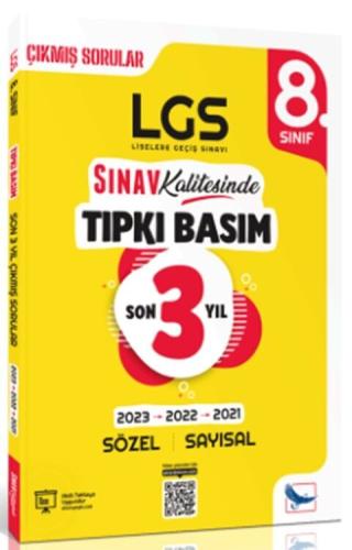 Sınav Yayınları Sınav Kalitesinde 8. Sınıf LGS Son 3 Yıl Tıpkı Basım Ç