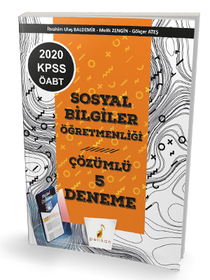 Pelikan Yayınları 2020 ÖABT Sosyal Bilgiler Öğretmenliği Dijital Çözüm