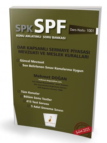 Pelikan Yayınları SPK SPF Dar Kapsamlı Sermaye Piyasası Mevzuatı ve Me