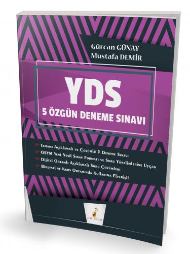 YDS İngilizce Çek Kopar 5 Özgün Deneme Sınavı Dijital Çözümlü Gürcan G