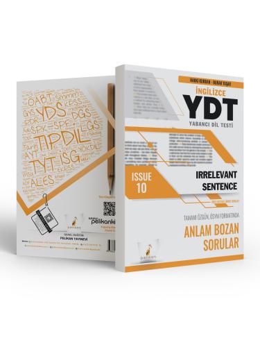 YDT İngilizce Irrelevant Sentence Issue 10 Hakkı Kurban YDT İngilizce Irrelevant Sentence Issue 10 Hakkı Kurban