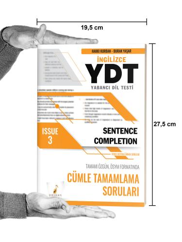 YDT İngilizce Sentence Completion Issue 3 Hakkı Kurban