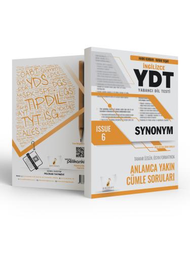 YDT İngilizce Synonym Issue 6 Hakkı Kurban