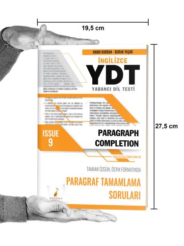 YDT İngilizce Paragraph Completion Issue 9 Hakkı Kurban