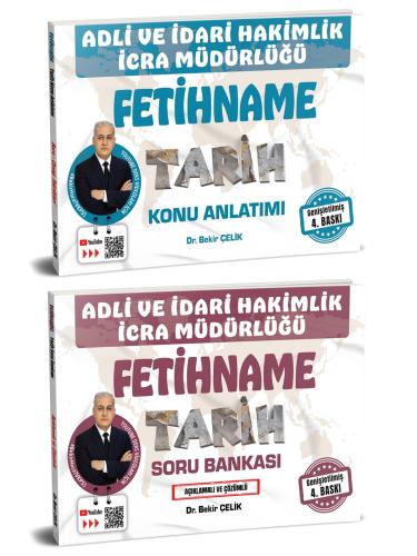 Adli İdari Hakimlik İcra Müdürlüğü FETİHNAME Tarih Konu Anlatımı Soru Bankası Seti