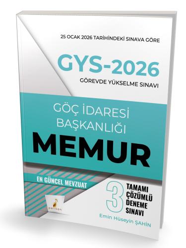 GYS 2026 Görevde Yükselme Sınavı Göç İdaresi Başkanlığı Memur Tamamı Çözümlü 3 Deneme Sınavı