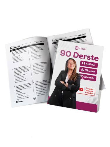 YDS Kitapları,YDS Hazırlık Kitapları, - K4 English - 90 Derste Kelime 