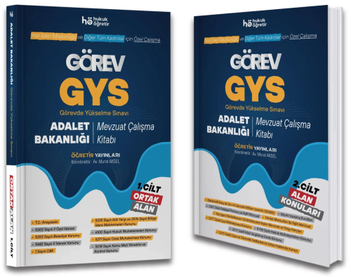 GYS Kitapları, - Hukuk Öğretir Yayınları - Öğretir Yayınları GYS Görev