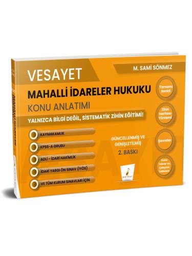 Vesayet Mahalli İdareler Hukuku Konu Anlatımı