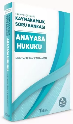 Anayasa Hukuku Kaymakamlık Soru Bankası Tamamı Çözümlü Mehmet Bülent K