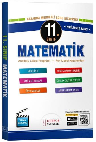 Derece Yayınları 11. Sınıf Matematik Modüler Set Komisyon