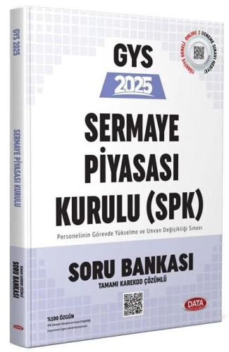 Data Yayınları 2025 Sermaye Piyasa Kurulu (SPK) GYS Soru Bankası
