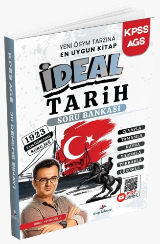 Dizgi Kitap Yayınları 2026 KPSS MEB-AGS İdeal Tarih Soru Bankası Çözümlü