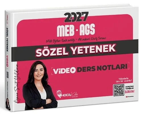 Hoca Kafası Yayınları 2027 MEB-AGS Sözel Yetenek Video Ders Notları