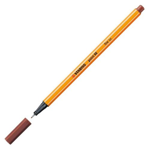 Kırtasiye Malzemeleri - Stabilo Point 88 / 75 Keçeli Kalem 0.4 MM Koyu