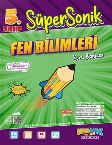 5-8. Sınıf Kitapları - Süpersonik Yayınları 5. Sınıf Fen Bilimleri Süp