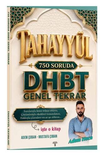 Tahayyül Yayınları DHBT 750 Soruda Genel Tekrar
