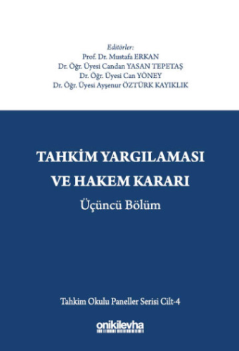 Hukuk Kitapları, - On İki Levha Yayınları - Tahkim Yargılaması ve Hake