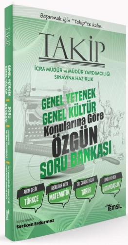 TAKİP İcra Müdür ve Yardımcılığı Genel Yetenek Genel Kültür Soru Bankası