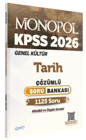 Monopol Yayınları 2026 KPSS Tarih Soru Bankası Çözümlü