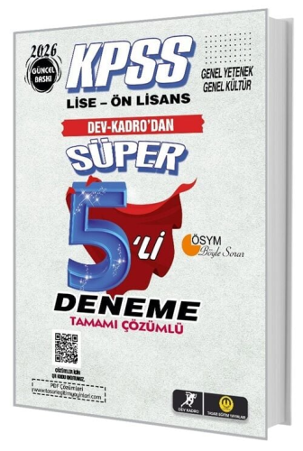 KPSS Lise Önlisans,Deneme Sınavları, - Tasarı Yayınları - Tasarı Yayın