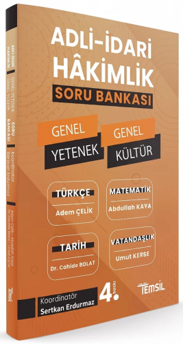 Adli İdari Hakimlik Genel Yetenek Genel Kültür Soru Bankası