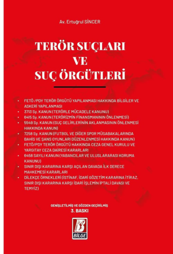 Terör Suçları ve Suç Örgütleri