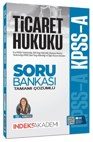 İndeks Akademi 2026 KPSS A Grubu Ticaret Hukuku Soru Bankası Çözümlü