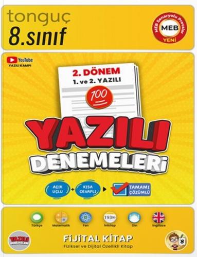 Tonguç Akademi 8. Sınıf Yazılı Denemeleri 2. Dönem 1 ve 2. Yazılı Komi