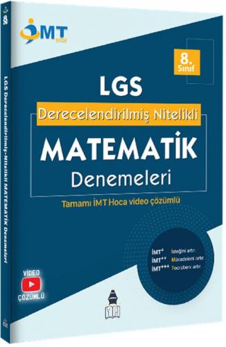 İMT Hoca 8. Sınıf LGS Matematik Derecelendirilmiş Nitelikli Denemeler 