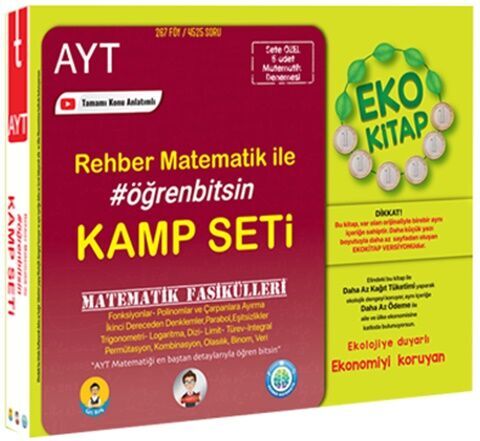 Tonguç Akademi AYT Matematik Fasikülleri Rehber Matematik ile Eko Kamp