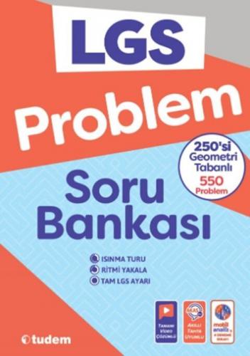 Tudem Yayınları 8. Sınıf LGS Problem Soru Bankası Komisyon