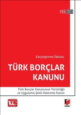 Türk Borçlar Kanunu (Cep Boy) Komisyon