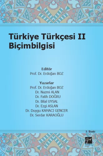 Türkiye Türkçesi II Biçimbilgisi Erdoğan Boz