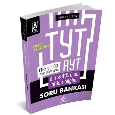 Eker Test YKS TYT AYT Din Kültürü ve Ahlak Bilgisi Dinlendiren Konu Anlatımlı Soru Bankası Eker Test Yayınları