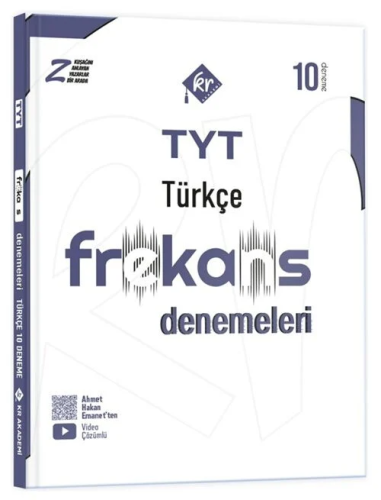 Türkçe - KR Akademi TYT Türkçe 10'lu Frekans Denemeleri - Komisyon - K