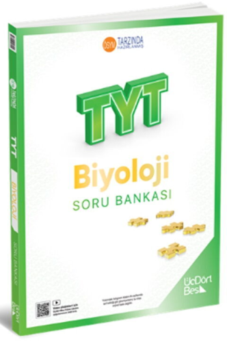 Biyoloji - ÜçDörtBeş Yayınları TYT Biyoloji Soru Bankası - Erdinç Çakı
