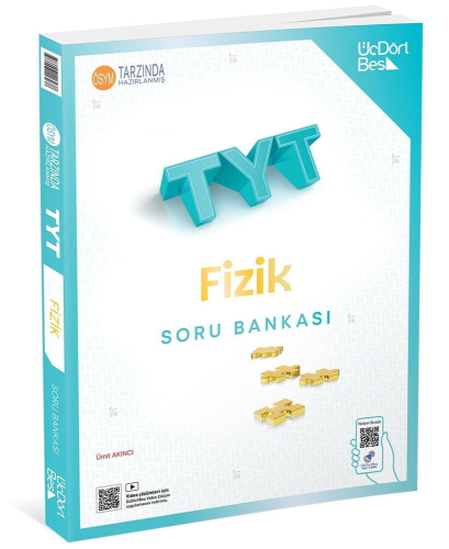 Fizik - ÜçDörtBeş Yayınları 2027 TYT Fizik Soru Bankası - Ümit Akıncı 