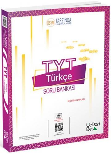 ÜçDörtBeş Yayınları 2024 TYT Türkçe Soru Bankası Müslüm Kaplan