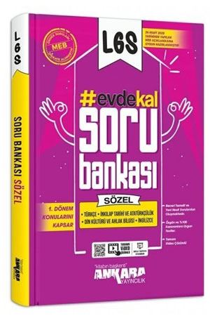 Ankara Yayıncılık LGS 1. Dönem Sözel Soru Bankası Evde Kal Video Çözüm